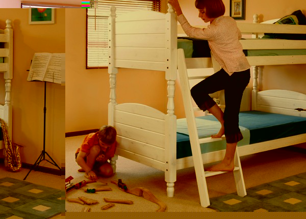 Boston White Bunk Bed