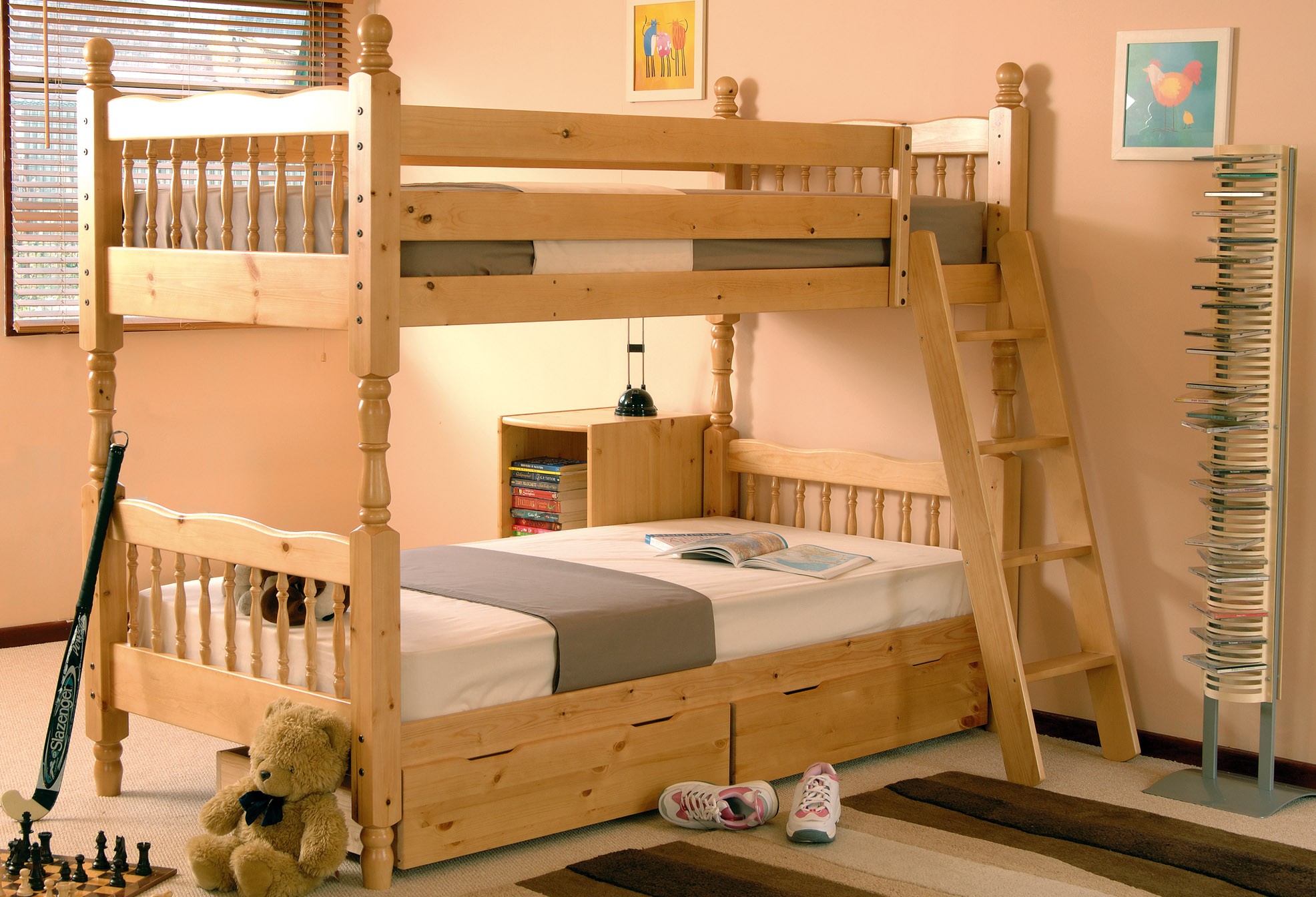 Wooldale Wooden Bunk Bed