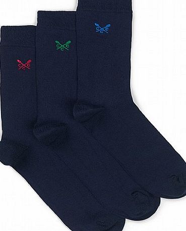 Crew Clothing 3 Pack - Plain Bamboo Sock