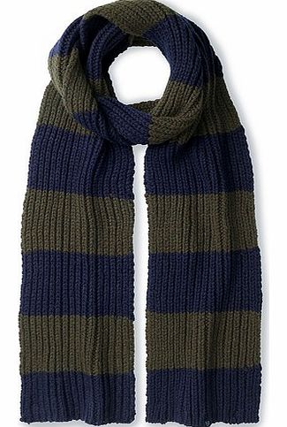 Crew Clothing Chunky Stripe Scarf