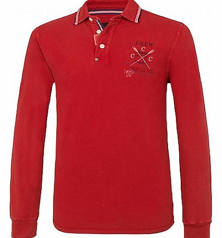 Crew Clothing Cowbridge Long Sleeve Polo