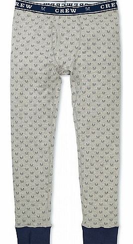 Crew Print Jersey Long Johns