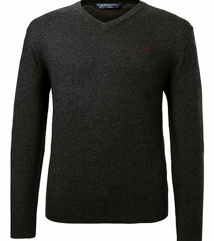 Crew Clothing Foxley V-Neck Jumper - Fine Gauge