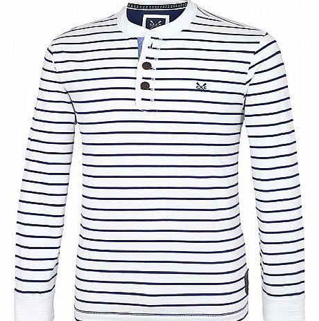 Crew Clothing Hartford Long Sleeve Henley Tee