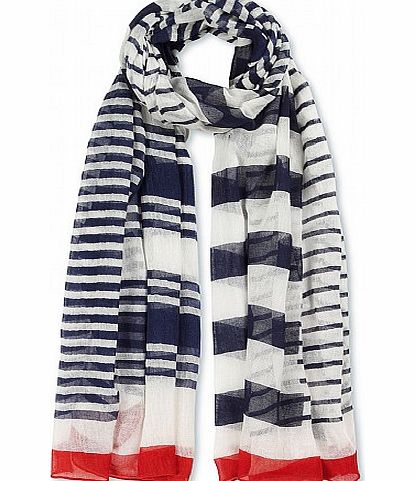 Crew Clothing Multi Stripe Scarf