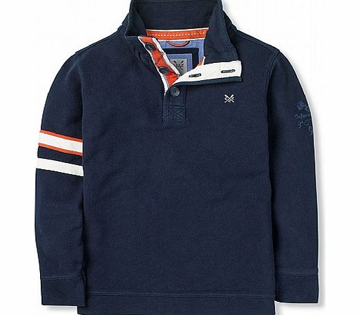 Crew Clothing Oscar Half Button Sweat