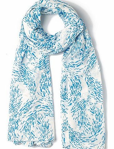 Crew Clothing Shoal Fishprint Scarf