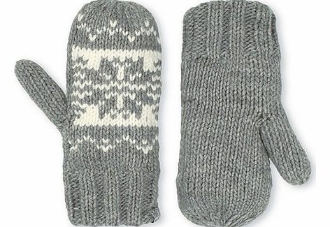 Crew Clothing Snowflake Mitten