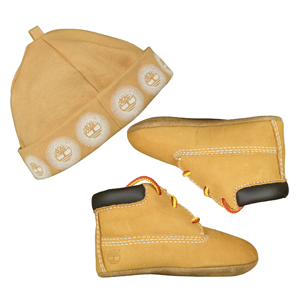 Crib Bootie - Wheat Nubuck