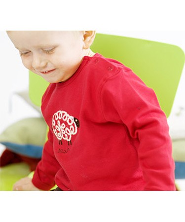 Crib Red long sleeve T-Shirt