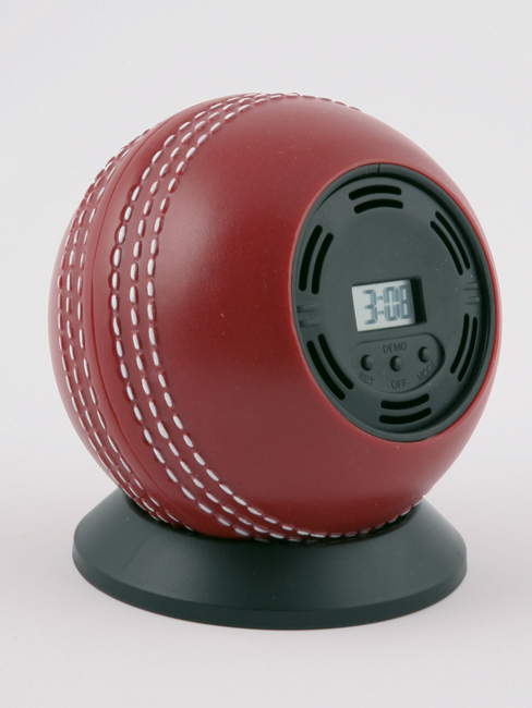 Cricket Ball Musical Alarm Clock