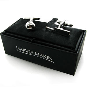 Cricket Bat and Ball Cufflinks