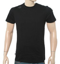 Criminal Black Slim Fit Cotton T-Shirt