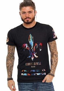 Criminal Damage Fleur Abstract T-Shirt