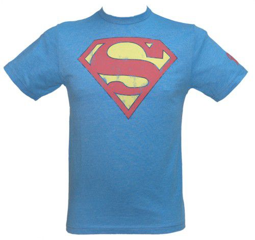 Criminal Damage Men` Superman Logo T-Shirt from Criminal Damage