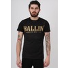 CRIMINAL DAMAGE Mens Ballin Mesh T-Shirts (Black)