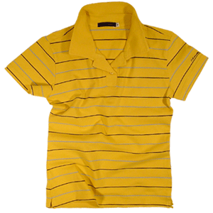 Womens Stripe Polo
