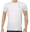 Criminal White Slim Fit Cotton T-Shirt