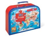 Crocodile Creek World Map Floor Puzzle