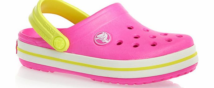 Crocs Girls Crocs Crocband Kids Shoes - Neon