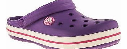 kids crocs purple crocband girls junior