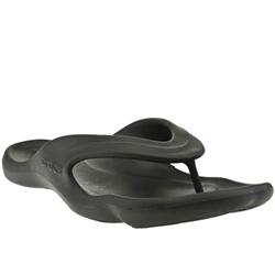 Crocs Male Flip Mens Manmade Upper in Black, Brown
