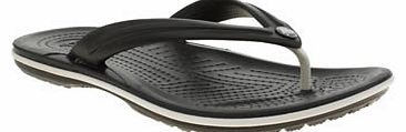 womens crocs black crocband flip sandals