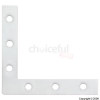 Zinc Plated Corner Plate 4`