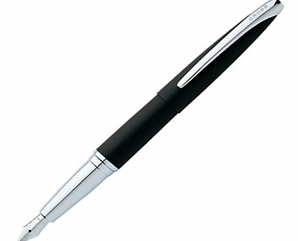 Cross ATX Fountain Pen, Black/Chrome