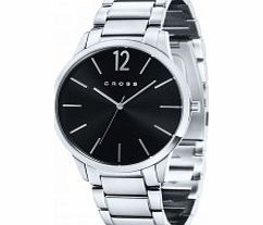 Cross Mens Franklin Black Silver Watch