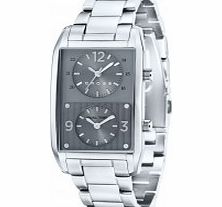 Cross Mens Gotham Grey Silver Watch
