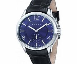 Cross Mens Helvetica Blue Black Watch