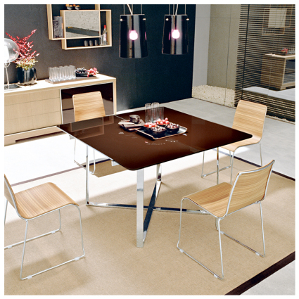 cross Square Extending Dining Table