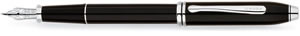 Townsend Black Lacquer Fountain Pen with