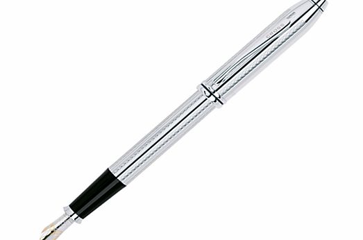 Cross Townsend Fountain Pen, Platinum