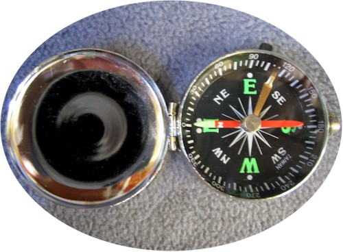 Crosscut Compass Pocket H090 H091 Chromed/Black