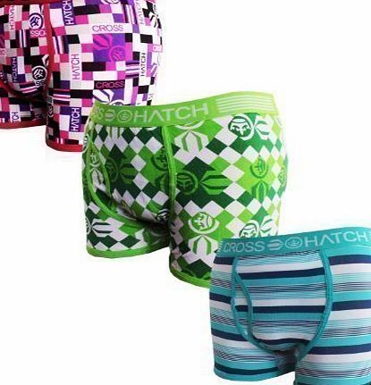 Crosshatch Mens 3Pack Crosshatch Boxer Shorts Mix5_XL