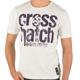 CrossHatch Mens Brainbridge T-Shirt White
