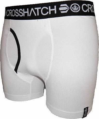 Mens Crosshatch Fitted Cotton Boxer Shorts In Variety of Colours