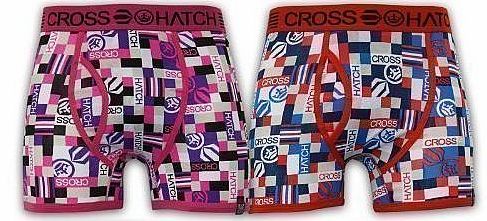 Crosshatch Mens Crosshatch Underwear BLOCKOUT Magenta X Large