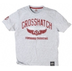 CrossHatch Mens Lennoe T-Shirt Grey Marl
