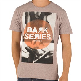 CrossHatch Mens Sorted T-Shirt Dark Salmon Marl