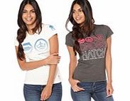 Crosshatch Pack Of 2 T-shirts
