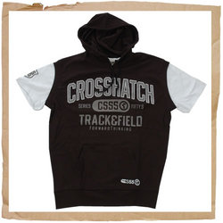 Crosshatch Uriah Hooded Tee Black