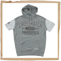 Crosshatch Uriah Hooded Tee Grey