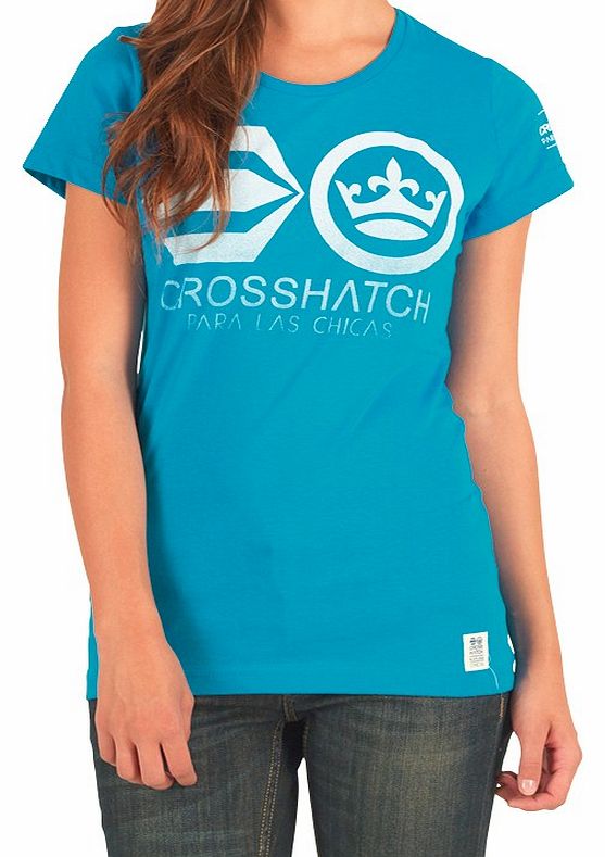 Crosshatch Womens Kacy T-Shirt Blue