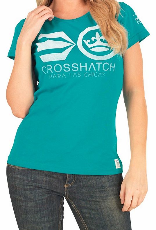 Crosshatch Womens Kacy T-Shirt Green