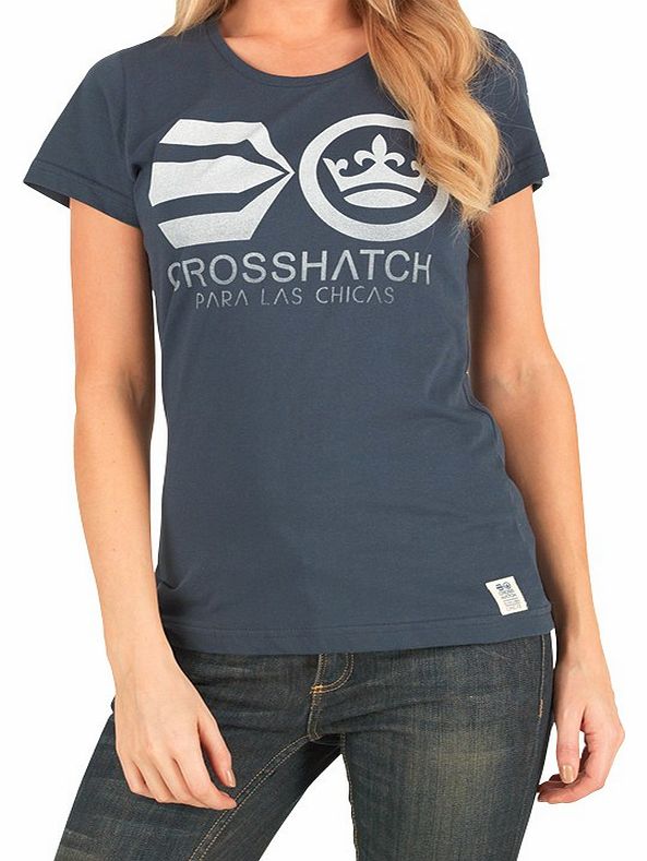 Crosshatch Womens Kacy T-Shirt Midnight