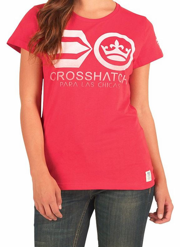 Crosshatch Womens Kacy T-Shirt Red