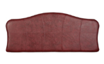 crown 2and#39;6 Faux Leather Headboard - Burgundy
